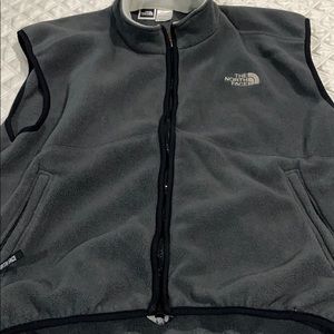 The North Face gray Men’s large vest